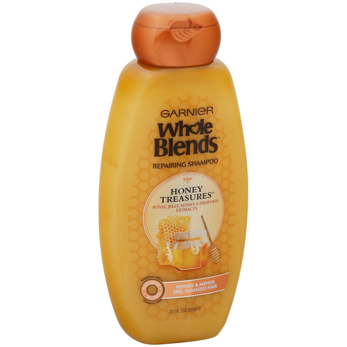 Garnier Whole Blends Honey Treasures Shampoo For Damaged Hair - 650 mL by Pasteur Pharmacy