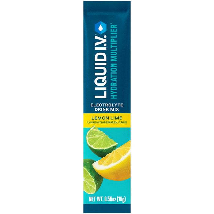 Liquid I.V. Hydration Lemon Lime Electrolyte Drink Mix Single Packet by Pasteur Pharmacy