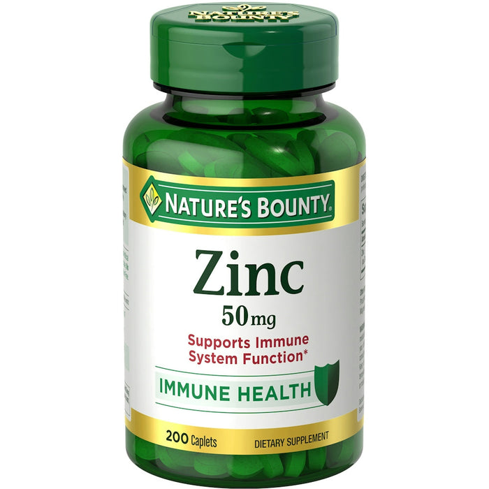 Nature's Bounty Zinc, Immune Health, 50 Mg, Tablets by Pasteur Pharmacy