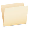 Pendaflex Manila File Folders, Straight Tabs, Letter Size, 0.75" Expansion, Manila, 100/Box