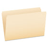 Pendaflex Manila File Folders, Straight Tabs, Legal Size, 0.75" Expansion, Manila, 100/Box