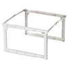 Pendaflex Plastic Snap-Together Hanging Folder Frame, Legal/Letter Size, 18" to 27" Long, White/Silver Accents, 4/Box
