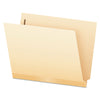 Pendaflex Manila Laminated End Tab Fastener Folders, 2 Fasteners, Letter Size, 11-pt Manila Exterior, 50/Box