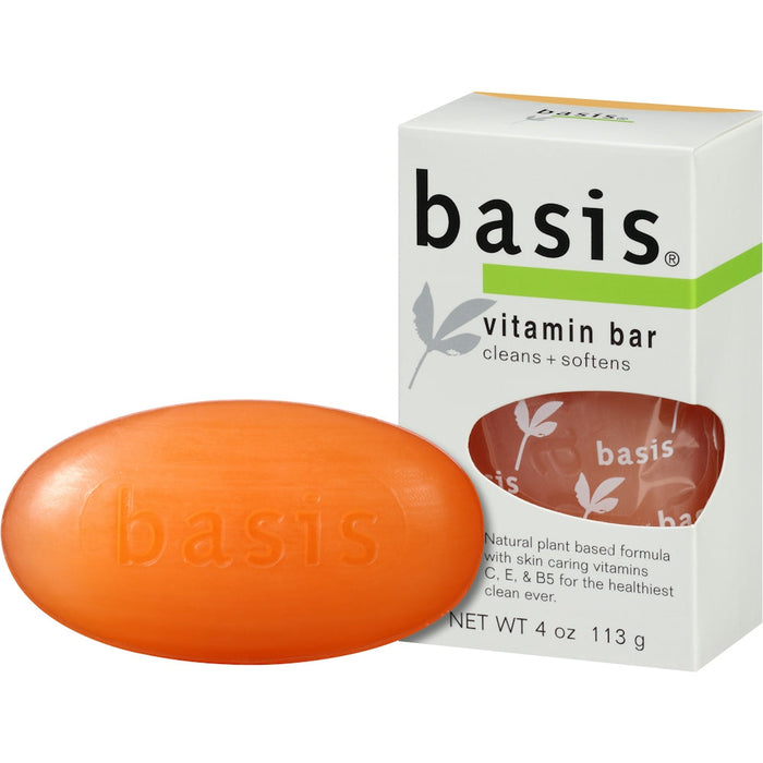 Basis Sensitive Skin Bar Soap, Cleaner Clean Face Wash – 4 oz by Pasteur Pharmacy
