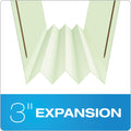 Pendaflex Heavy-Duty Pressboard Folders w/ Embossed Fasteners, Legal Size, Green, 25/Box