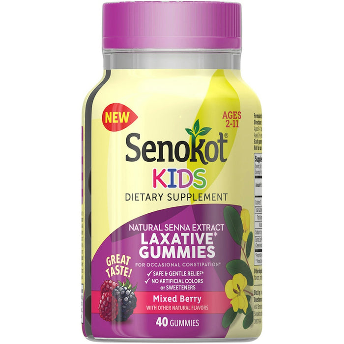 Senokot-S® Laxative Gummies – Mixed Berry Flavor (Natural Senna Extract) by Pasteur Pharmacy