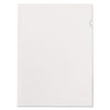 Pendaflex Poly Color Transparent File Jackets, Letter Size, Clear, 50/Box