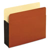 Pendaflex File Pocket with Tyvek, 3.5" Expansion, Letter Size, Redrope, 10/Box