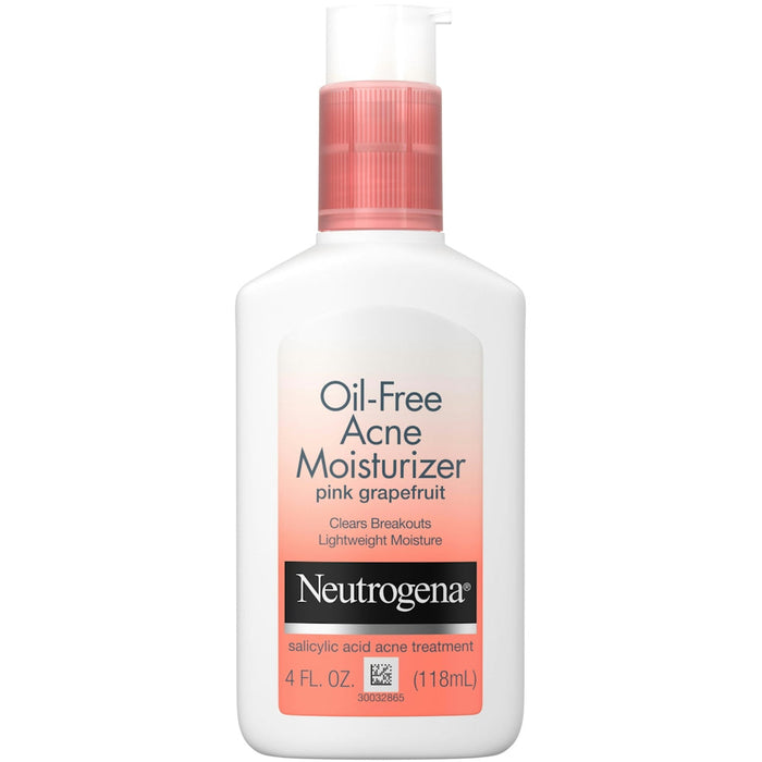 Neutrogena Oil-Free Acne Facial Moisturizer With Salicylic Acid, Pink Grapefruit, 4 Oz by Pasteur Pharmacy
