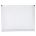 Pendaflex Poly Zip Envelope, Zipper Closure, 10 x 13, Clear, 5/Pack