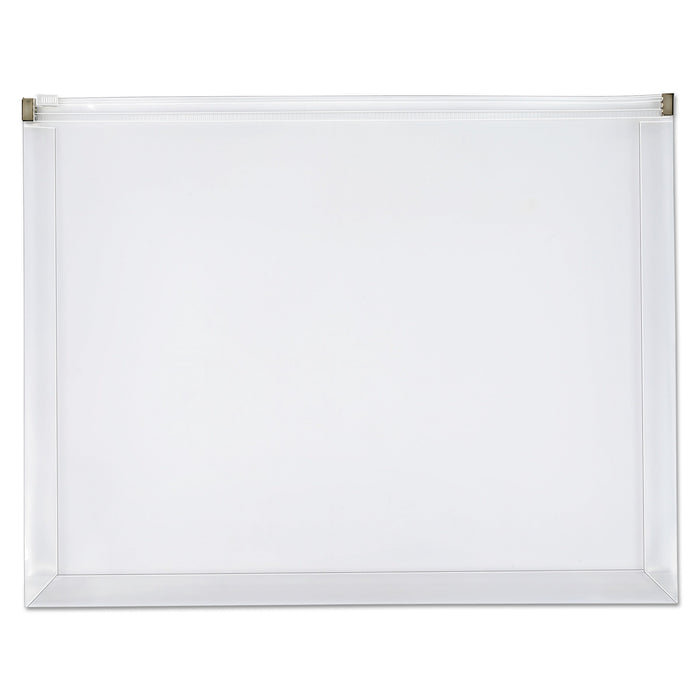 Pendaflex Poly Zip Envelope, Zipper Closure, 10 x 13, Clear, 5/Pack