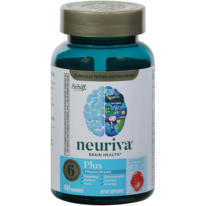 Neuriva Plus Brain Health Support Gummies - Strawberry - 50ct by Pasteur Pharmacy
