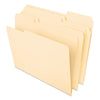 Pendaflex Interior File Folders, 1/3-Cut Tabs: Assorted, Letter Size, Manila, 100/Box