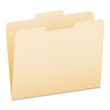 Pendaflex Manila File Folders, 1/3-Cut Tabs: Center Position, Letter Size, 0.75" Expansion, Manila, 100/Box