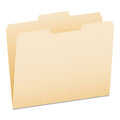 Pendaflex Manila File Folders, 1/3-Cut Tabs: Center Position, Letter Size, 0.75" Expansion, Manila, 100/Box