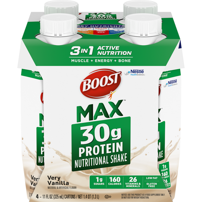 Boost® Max™ 30g High Protein – Very Vanilla (11 fl oz) by Pasteur Pharmacy