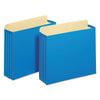 Pendaflex File Cabinet Pockets, 3.5" Expansion, Letter Size, Blue, 10/Box