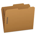 Pendaflex Kraft Fastener Folders, 2/5-Cut Tabs: Right of Center, 2 Fasteners, Letter Size, Kraft Exterior, 50/Box