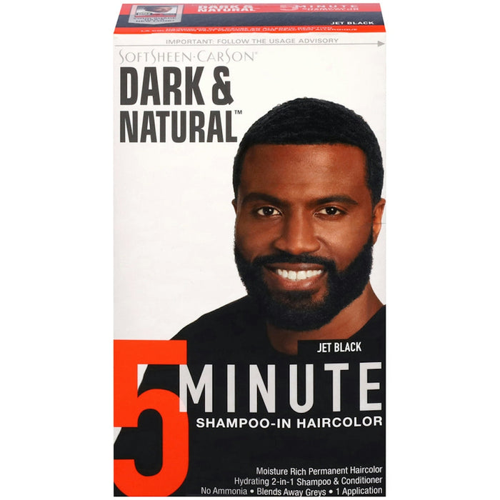 SoftSheen-CarSon Dark And Natural Men'S 5 Minute Hair Color 3, Jet Black by Pasteur Pharmacy