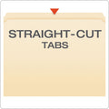 Pendaflex Manila Fastener Folders, Straight Tab, 1 Fastener, Letter Size, Manila Exterior, 50/Box