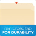 Pendaflex Manila Fastener Folders, 1/3-Cut Tabs: Assorted, 2 Fasteners, Letter Size, Manila Exterior, 50/Box
