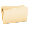 Pendaflex Manila Fastener Folders, 1/3-Cut Tabs: Assorted, 1 Fastener, Legal Size, Manila Exterior, 50/Box