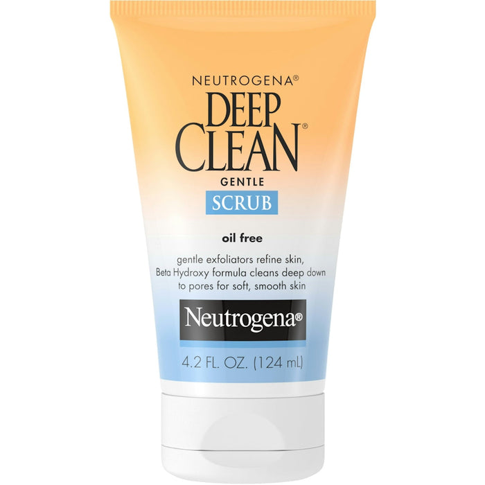 Neutrogena Deep Clean Gentle Daily Facial Scrub, Oil Free Cleanser 4.2 Fl. Oz by Pasteur Pharmacy