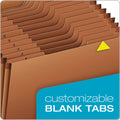 Pendaflex Heavy-Duty Open-Top Expanding Stadium File, 31 Sections, 1/3-Cut Tabs, Letter Size, Redrope