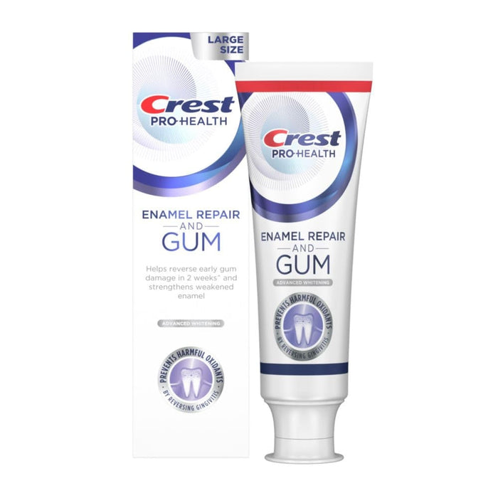 Crest Toothpaste, Enamel Repair And Gum, Advanced Whitening, Large Size 4.8 Oz by Pasteur Pharmacy