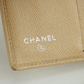 Chanel Beige CC Leather Compact Trifold Wallet #3140 by Bolt Boutique