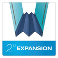 Pendaflex Earthwise by Pendaflex Heavy-Duty Pressboard Fastener Folders, 2" Expansion, 2 Fasteners, Letter Size, Light Blue, 25/Box
