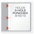 Oxford Twin-Pocket Folders with 3 Fasteners, 0.5" Capacity, 11 x 8.5, Gray, 25/Box