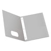 Oxford Twin-Pocket Folders with 3 Fasteners, 0.5" Capacity, 11 x 8.5, Gray, 25/Box