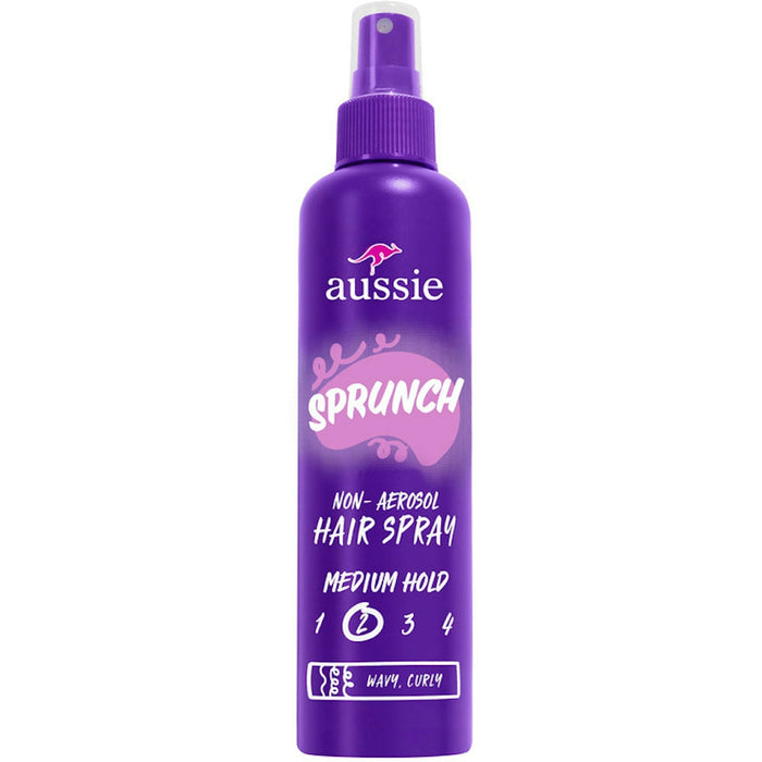 Aussie Sprunch Medium Hold Non Aerosol Hair Spray 8.5 Fl Oz by Pasteur Pharmacy