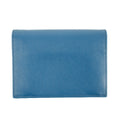 Prada Blue Saffiano Lux Leather Trifold Wallet #3143 by Bolt Boutique