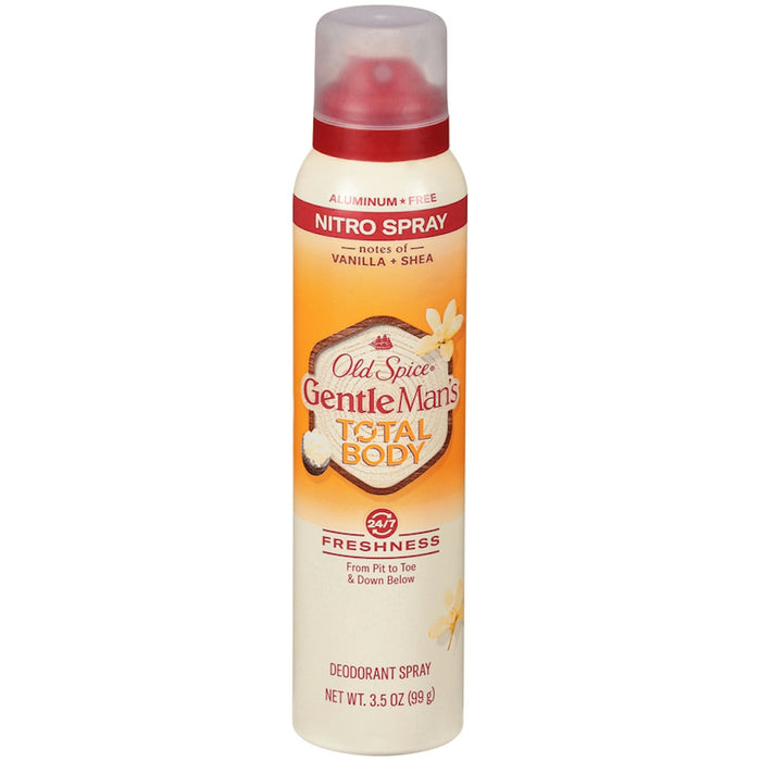 Old Spice Whole Body Deodorant For Men Spray - Vanilla & Shea - 3.5oz by Pasteur Pharmacy