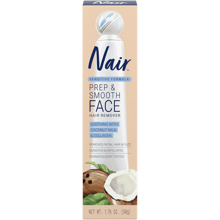 Nair Sensitive Formula Prep & Smooth Face Hair Remover, 1.76 Oz by Pasteur Pharmacy