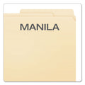 Pendaflex Divide It Up File Folder, 1/2-Cut Tabs: Assorted, Letter Size, 0.75" Expansion, Manila, 24/Pack