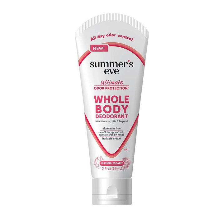 Summer's Eve Whole Body Deodorant Cream, Aluminum-Free, Blissful Escape, 3 oz by Pasteur Pharmacy