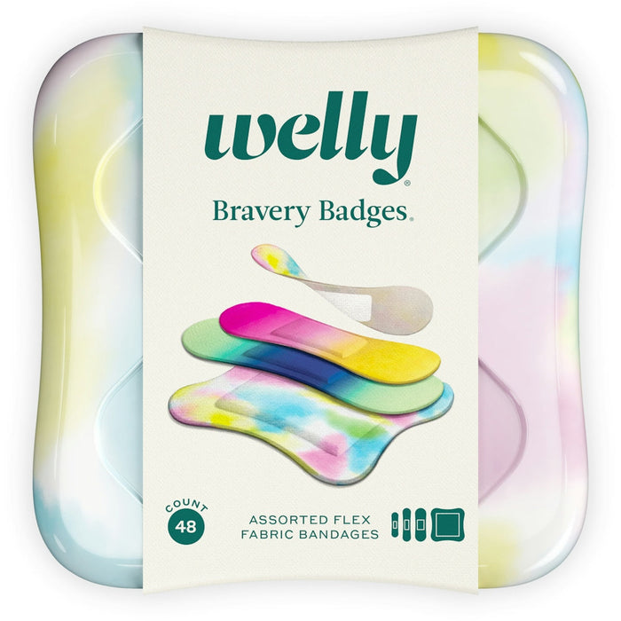 Welly Bravery Badges Assorted Colorwash Flex Fabric Bandages by Pasteur Pharmacy