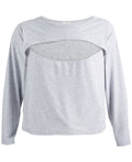 Love Fire Trendy Plus Size Cutout Top by Vanessa Jane
