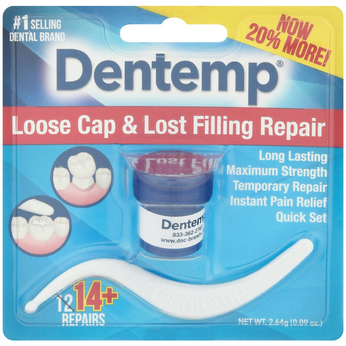 Dentemp Maximum Strength Loose Cap And Lost Filling Repair Set by Pasteur Pharmacy