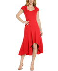 Adrianna Papell Sweetheart-Neck High-Low Dress, Size 6 by Vanessa Jane