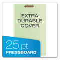 Pendaflex End Tab Classification Folders, 1 Divider, Legal Size, Pale Green, 10/Box