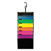 Pendaflex Desk Free Hanging Organizer With Case, 1" Expansion, 6 Sections, Buckle Closure, Letter Size, Black