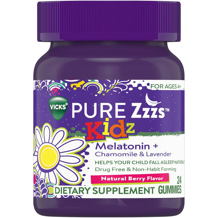 Vicks Pure Zzzs Kidz Melatonin Sleep Aid Gummies For Kids by Pasteur Pharmacy