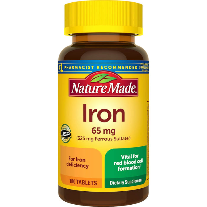 Nature Made Iron 65 Mg Dietary Supplement Tablets by Pasteur Pharmacy
