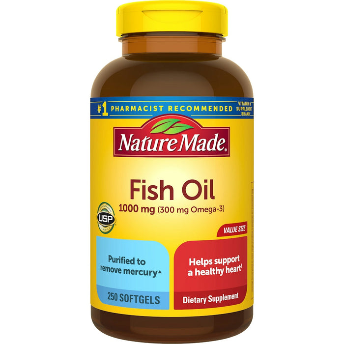 Nature Made Fish Oil 1000 Mg Softgels by Pasteur Pharmacy