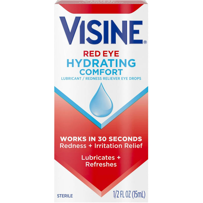 Visine Red Eye Drops, Hydrating Comfort by Pasteur Pharmacy