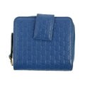 Gucci Microguccissima Compact Zip Wallet Blue #3146 by Bolt Boutique